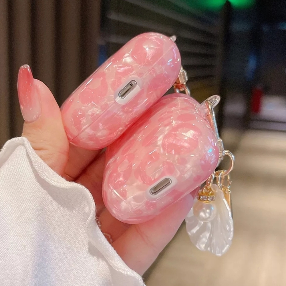 Airpods case Cover Airpods Pro Case Cover Airpods 3rd Gen Case Cover Pink Pearl - Picture 6 of 7